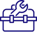 A simple line drawing of a steaming food tray with a lid and handles.