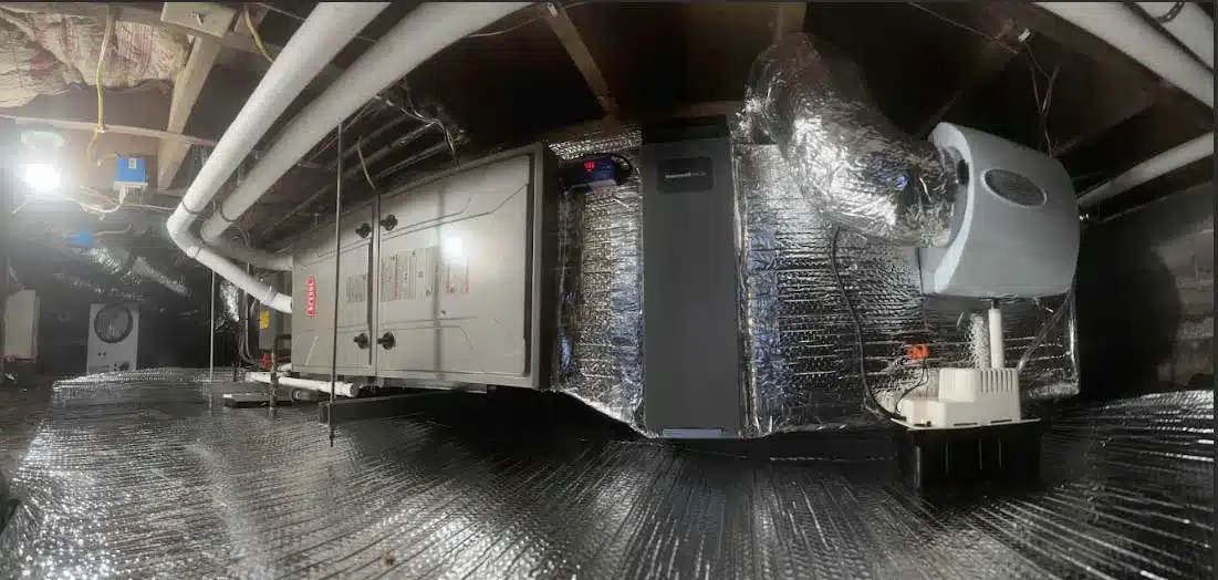 air handler installation by top notch in BGKY.