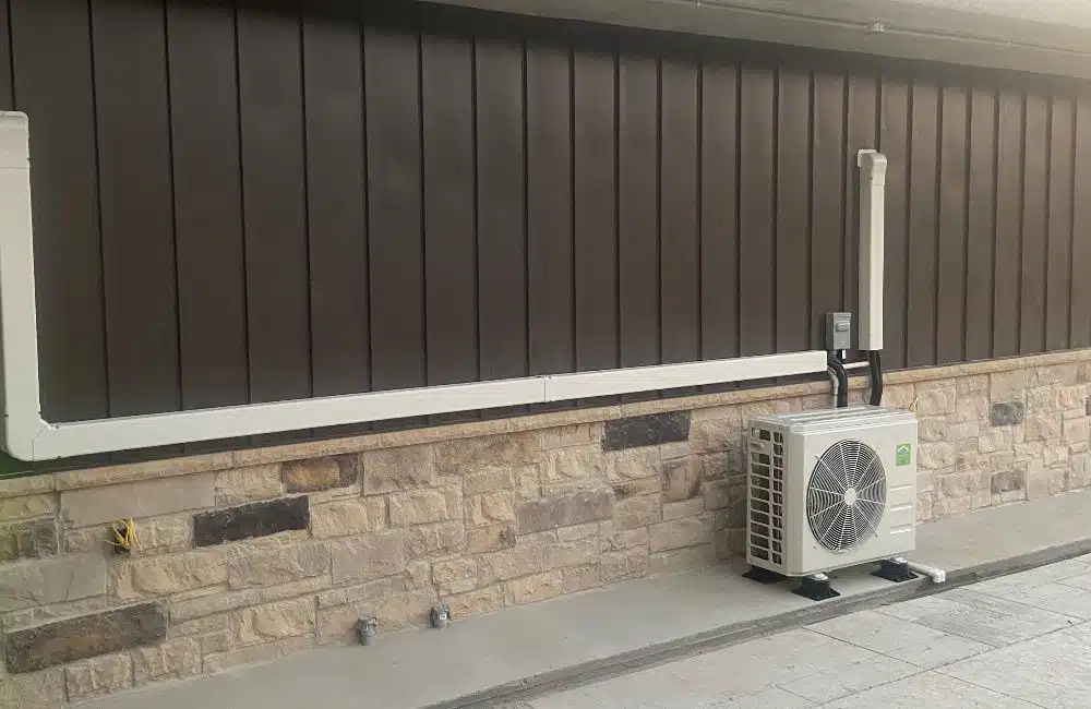 Ductless mini split outside in bowling green, KY.